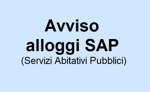 Bando per l'assegnazione di alloggi adibiti a s.a.p.