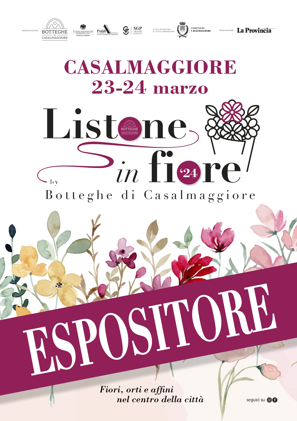 Listone in fiore